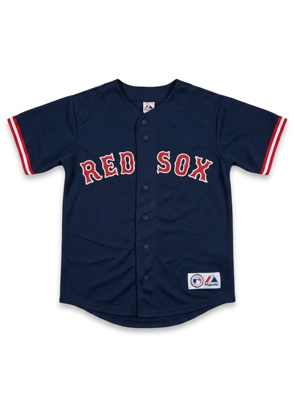 Vintage Nomar Garciaparra Boston Red Sox Majestic Jersey Blue Size M Sewn MLB